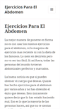 Mobile Screenshot of ejerciciosparaelabdomen.com